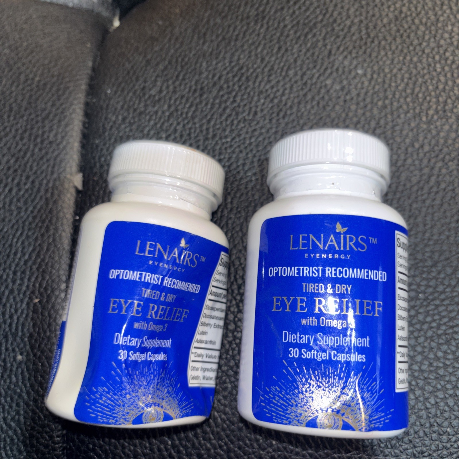 Lenairs Eye Relief 30 Softgel capsules EXP 4/2027 SEALED 2 Bottles
