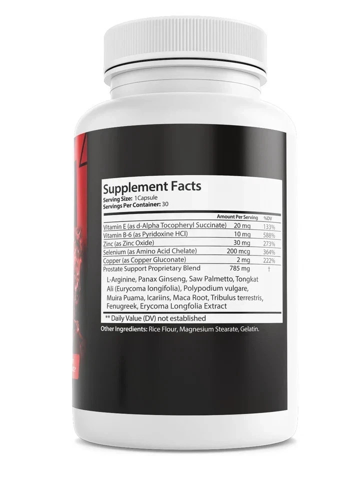 Pack of 5- Horse Boost Men’s Health Support Dietary Supplement Capsules 30ct