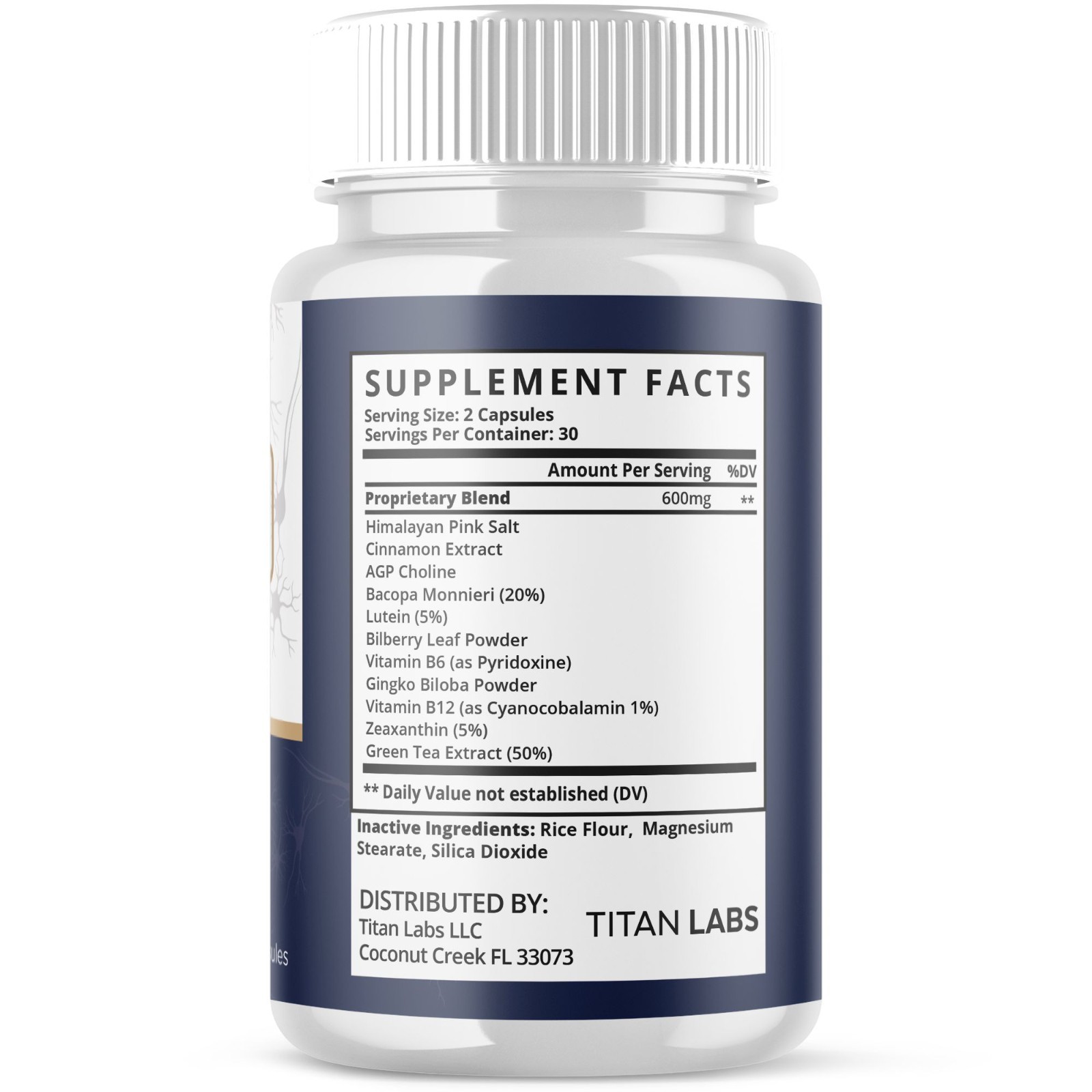(2 Pack) MemoPryl Nootropic All Natural Brain Supplement Memo Pryl 120 Capsules