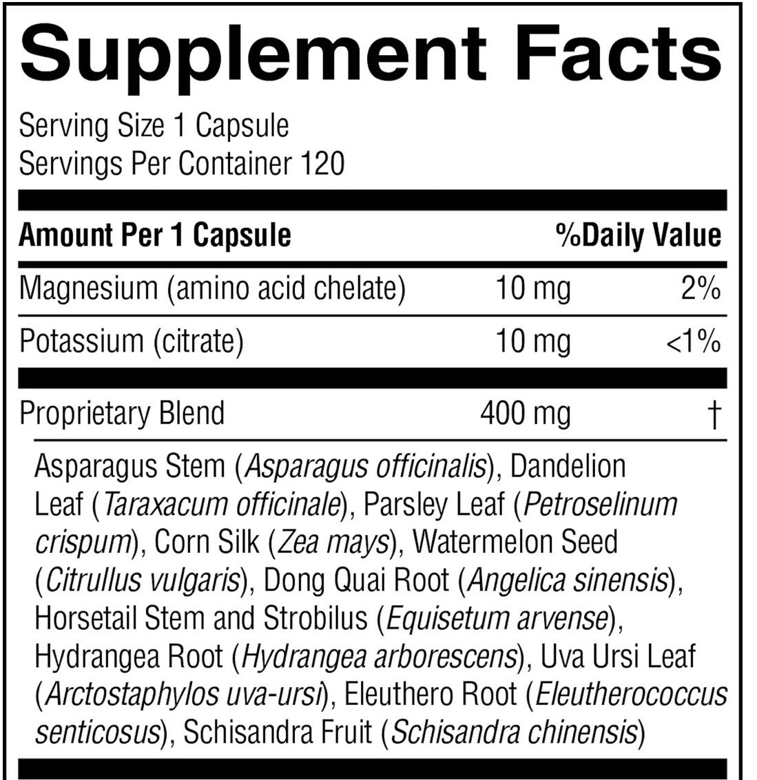 Nature’s Sunshine Urinary Maintenance, 120 Capsules | Urinary Support