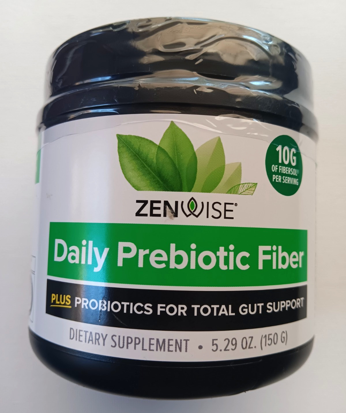 Zenwise Daily Prebiotic Fiber Probiotics Gut Support 5.29oz New Factory Sealed