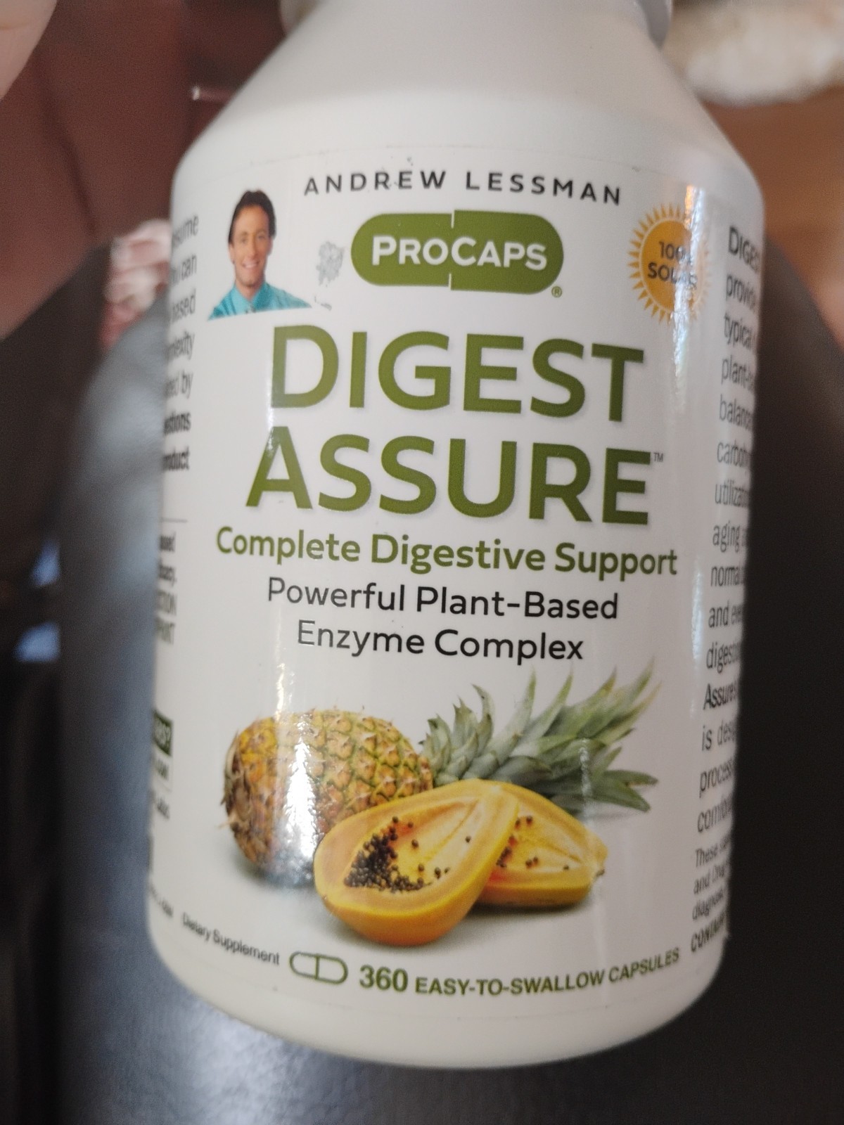 NEW SEALED ANDREW LESSMAN Digest Assure 360 Capsules 360 Ct Exp 07/2027