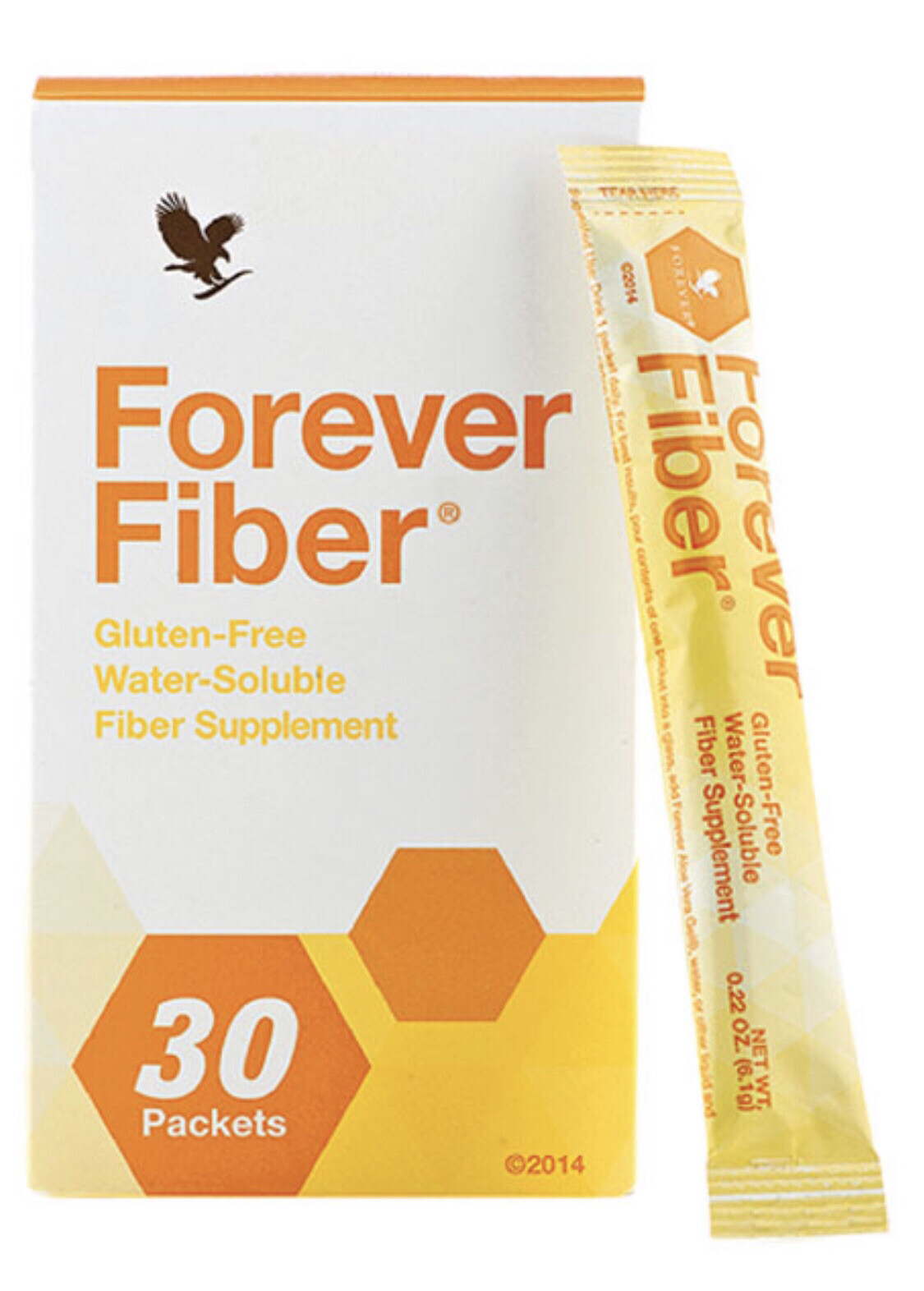 Forever Living FIBER ~ 30 Packets ~ Water-soluble, Gluten-Free