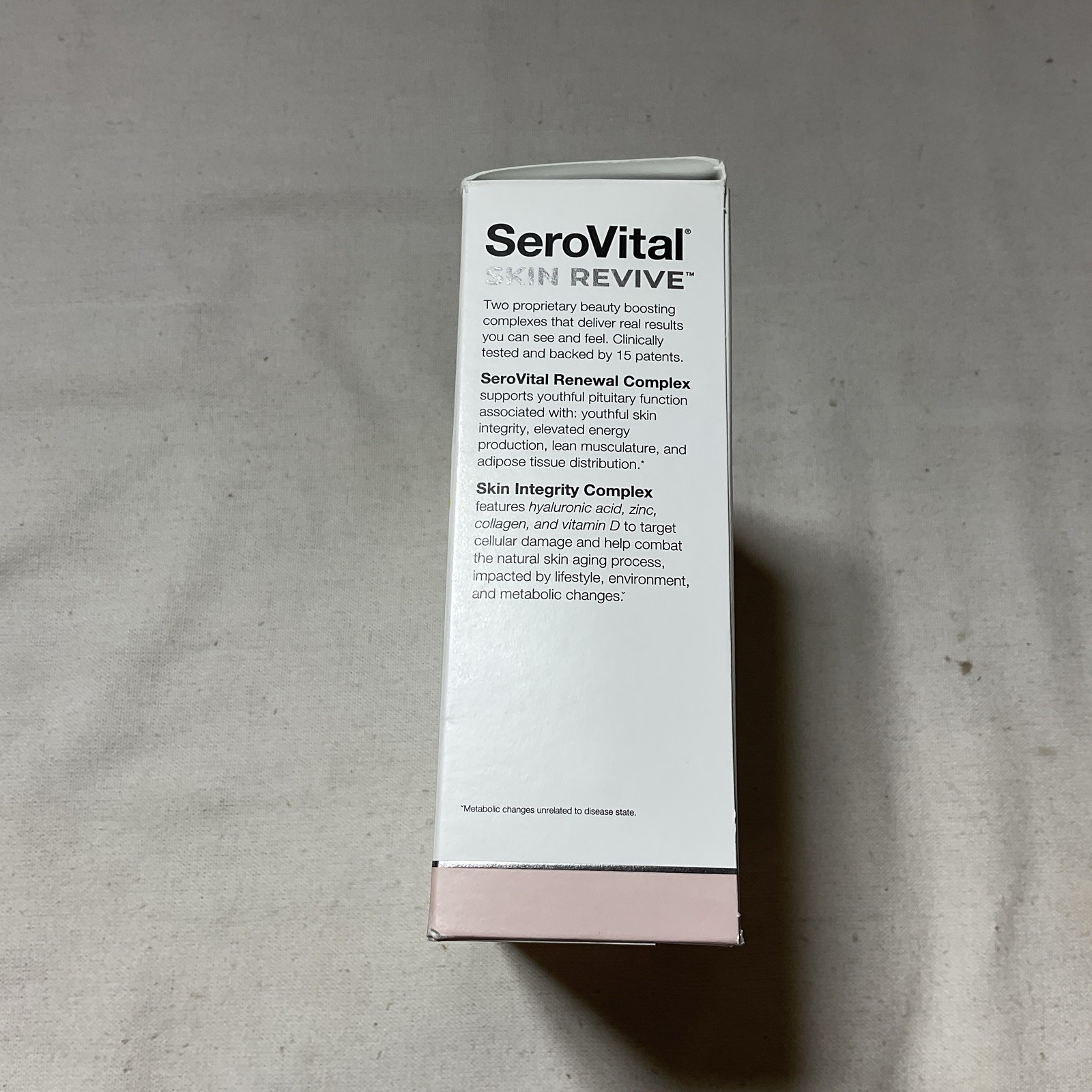 Serovital Skin Revive Supplement 240 Capsules 40 Day Supply Exp:03/2027 A17