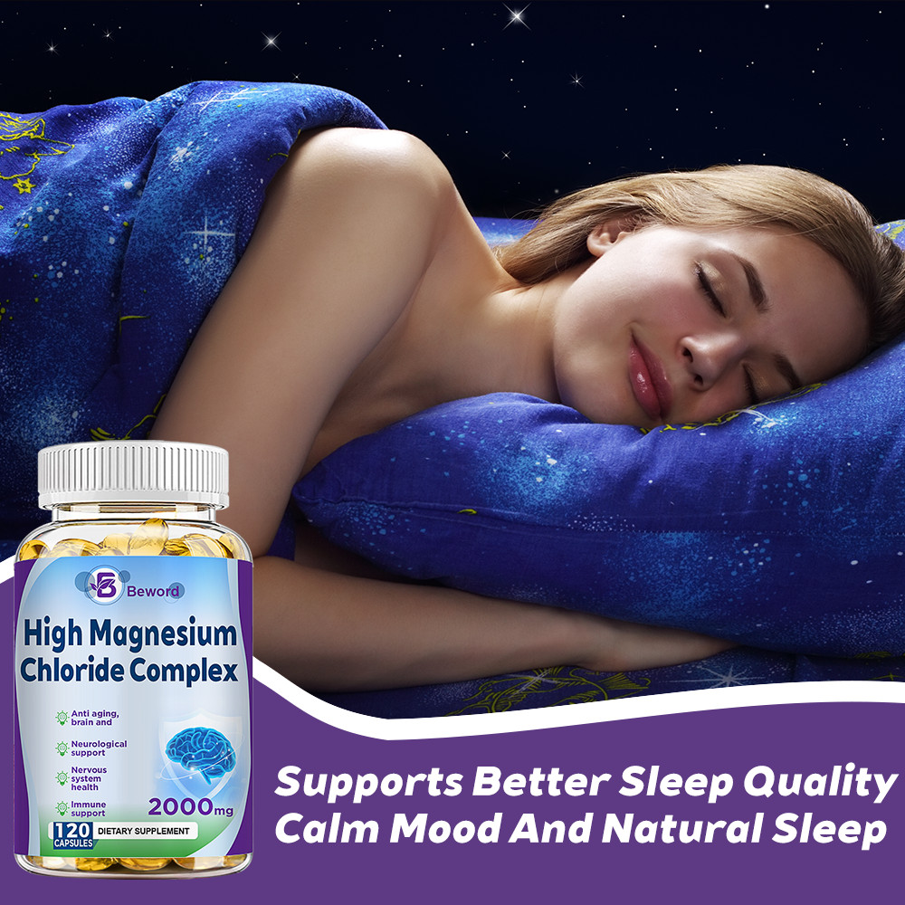 Magnesium Citrate 2000mg Capsules Super Strong Effective Vegan Capsule