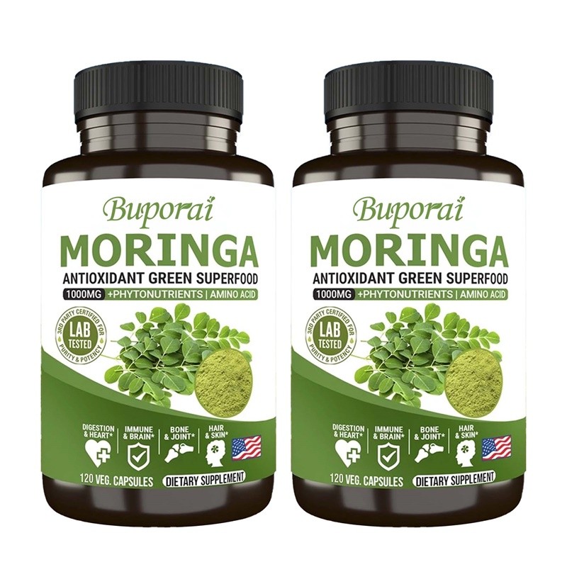 Moringa 240pcs,Supports Cell Repair, Promotes Joint, Bone and Skin Health,Energy