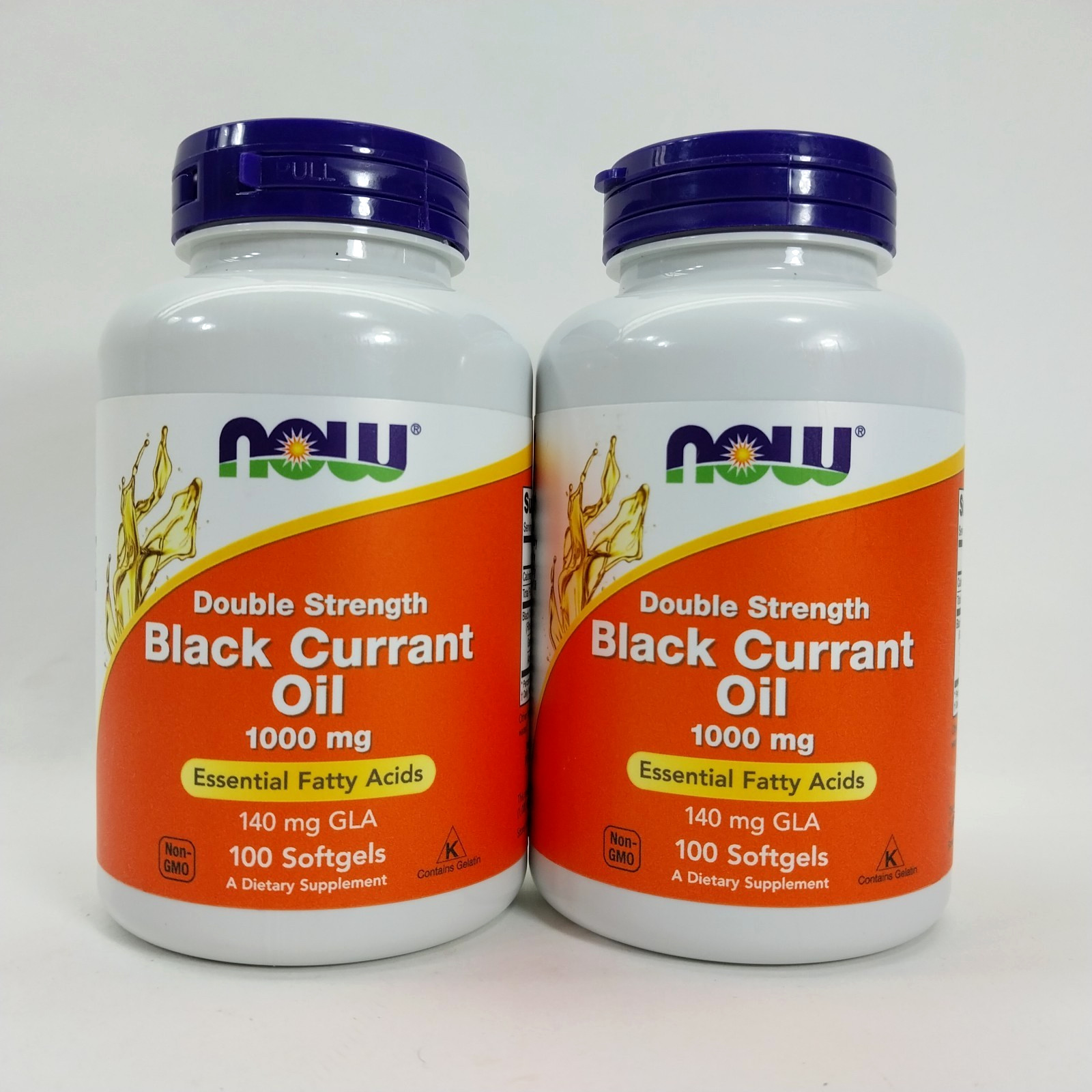 Now Foods Black Currant Oil 1000 mg – 100 Softgels 2 Pack Exp 8/2026