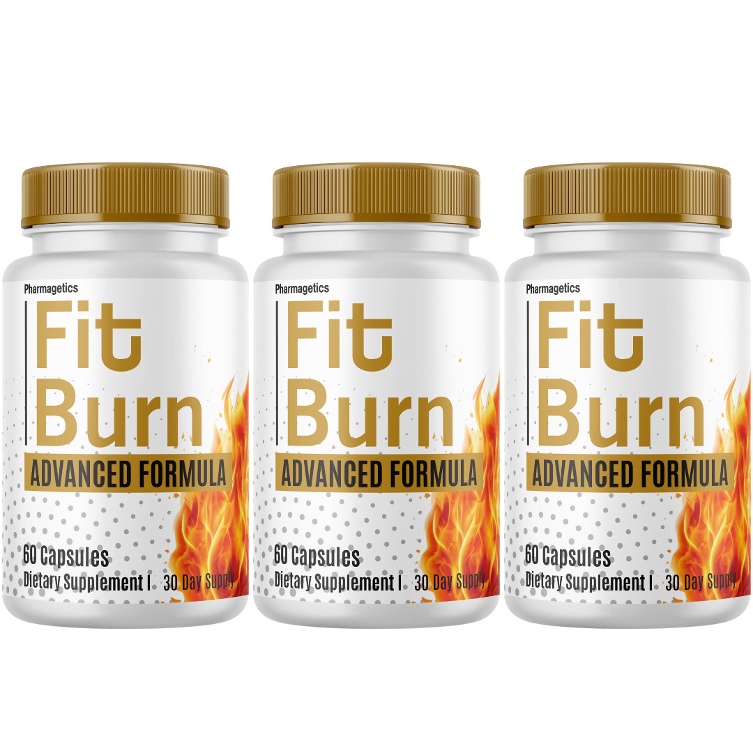 Fit Burn Advanced Formula Metabolism Energy Support Supplement (3 Bottles)