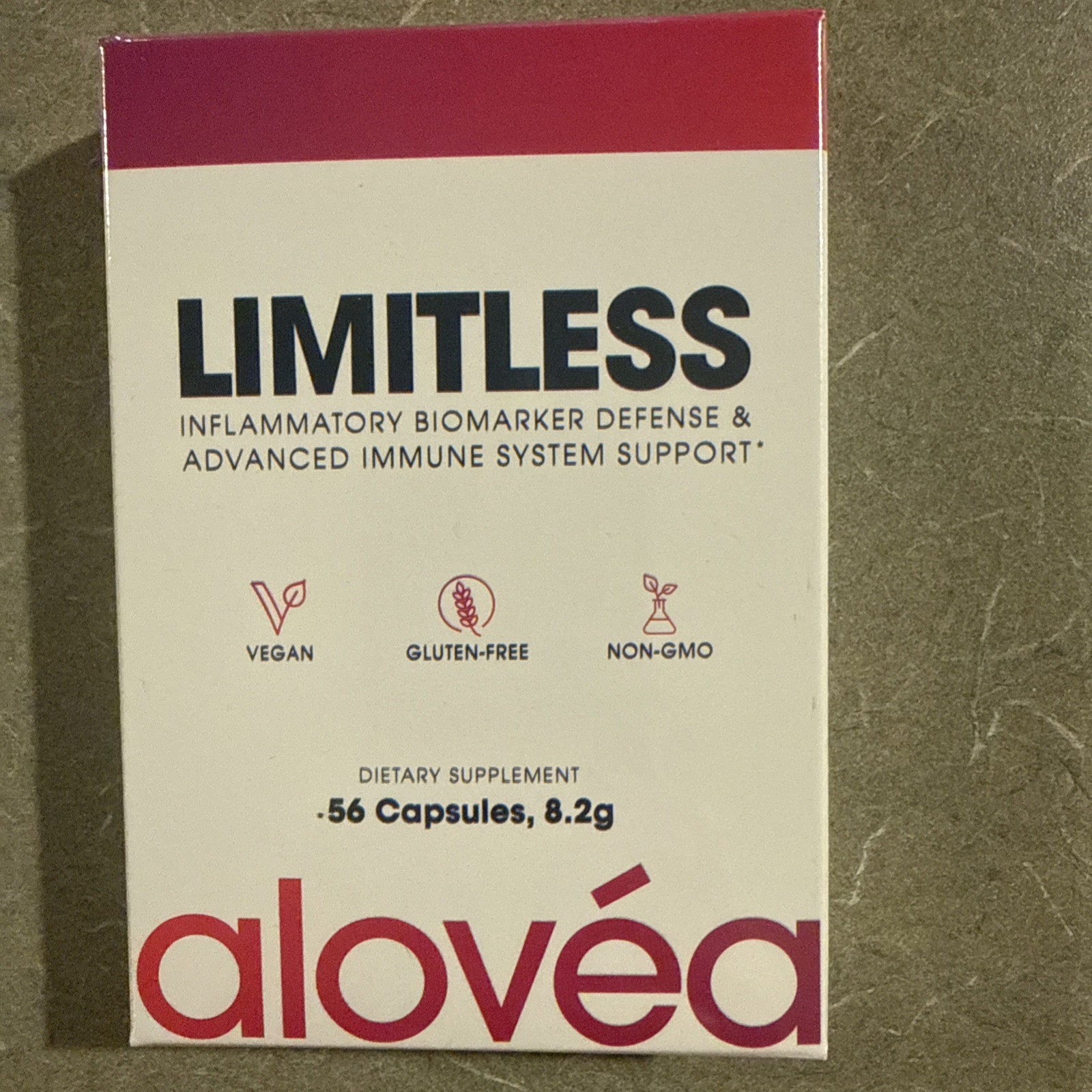 alovea Limitless Inflammatory Defense 56 Capsules – New / Sealed! Exp 8/2027