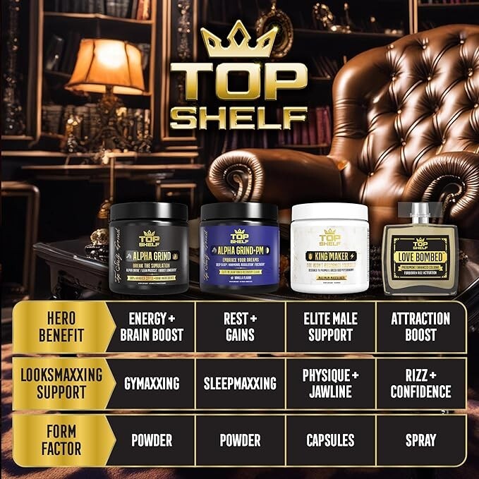 Top Shelf Grind King Maker 13-in-1 Anabolic supplement For Men To Increase Stam
