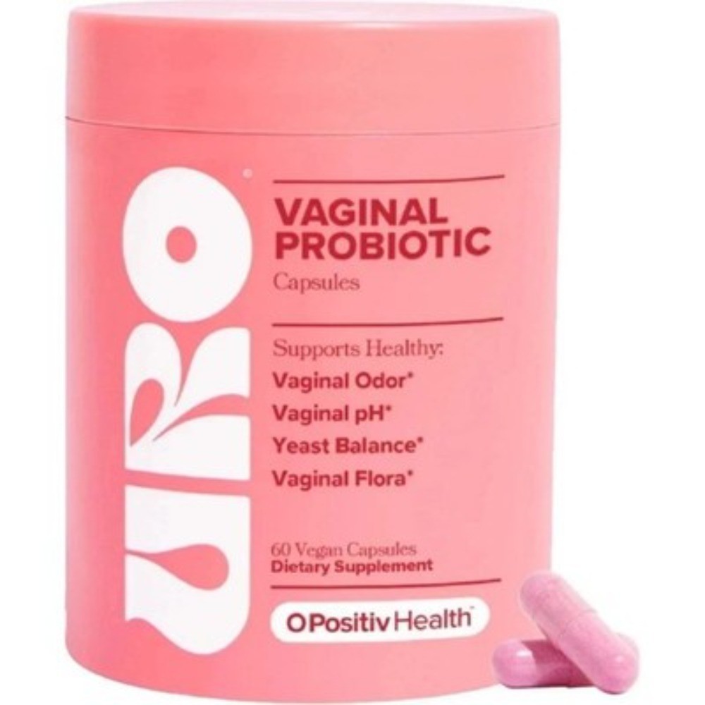 URO O Positiv Vaginal Probiotics Prebiotic 60 ct,for Women pH Balance,new