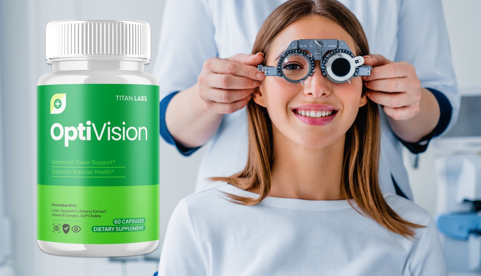 (2 Pack) OptiVision Support Healthy Eye Vision & Function Opti Vision 120Capsule
