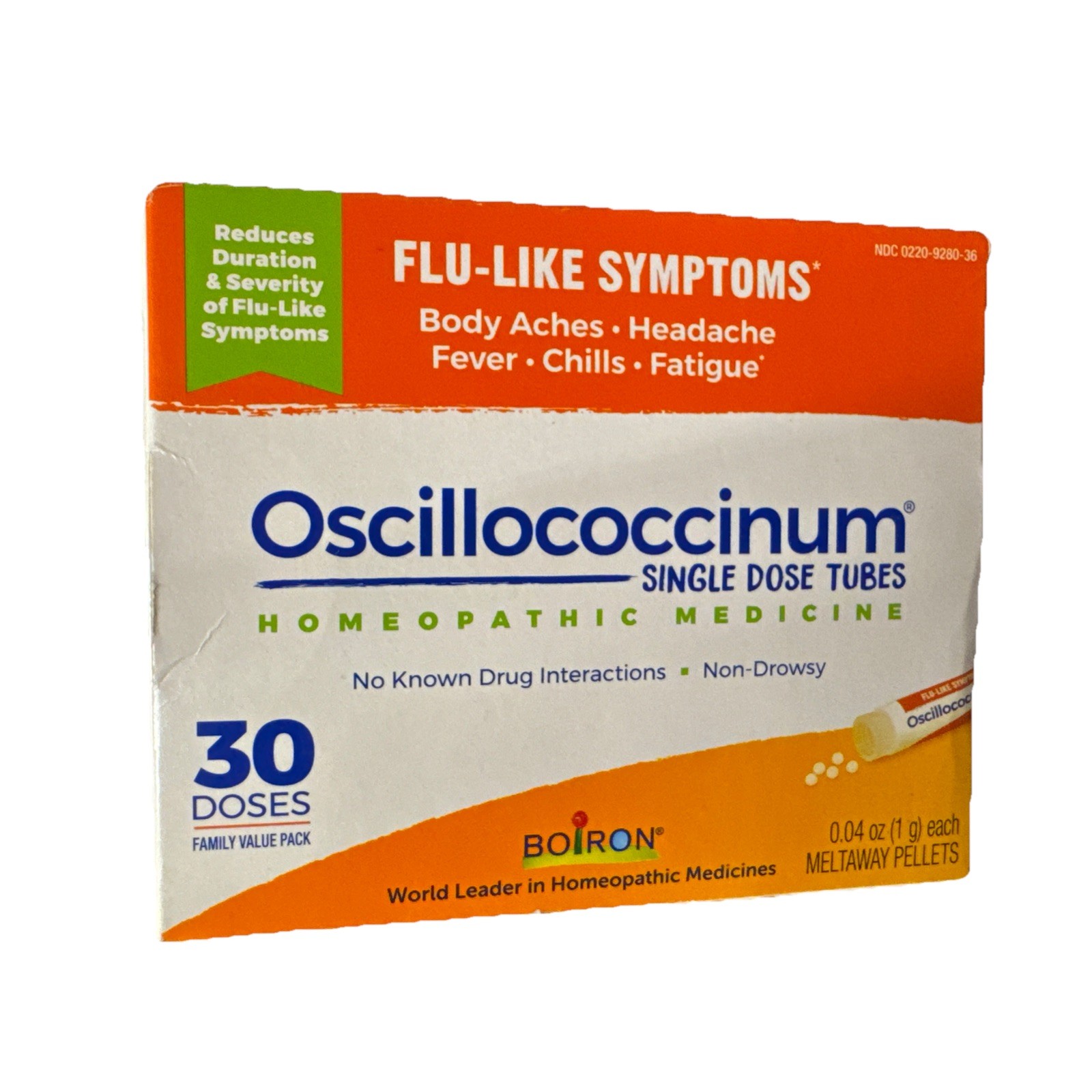 Boiron Oscillococcinum Flu-Like Symptom Homeopathic Medicine, 30 DosesExp06/2029
