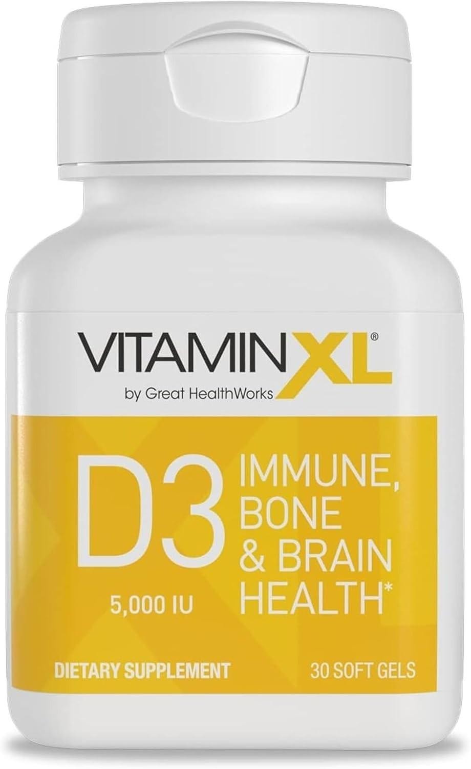 Omegaxl Vitaminxl D3 High Potency Daily Vitamin D 5000 Iu 125mcg Immune …