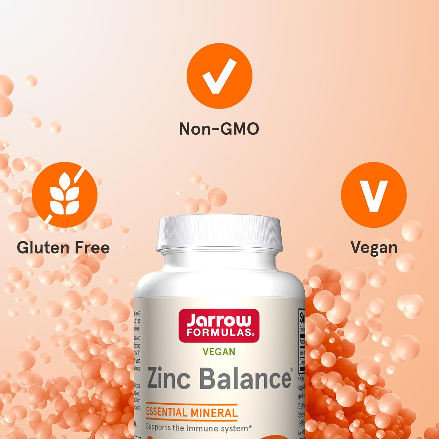 Jarrow Formulas Zinc Balance 15 Mg – 100 Servings (Veggie Caps) – Includes Coppe