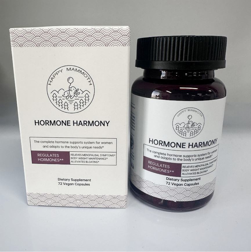 Women Natural Balance Happy Mammoth Hormone Harmony 72 Capsules 1 Pack Promotion