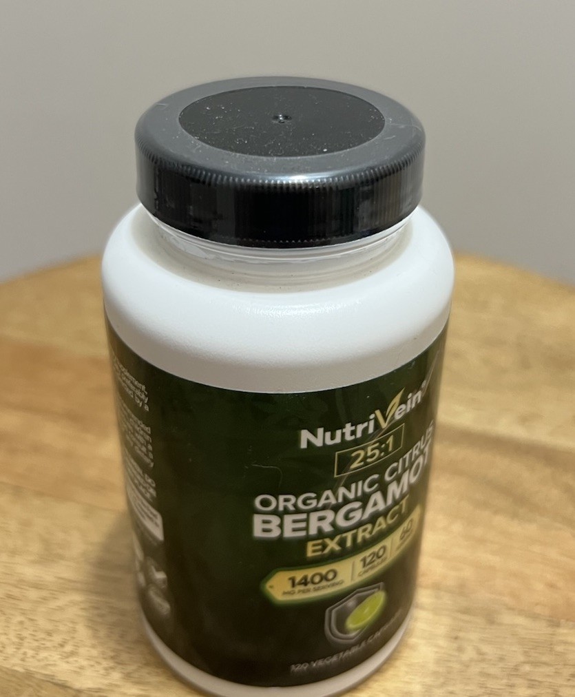 Nutrivein Premium Citrus Bergamot Supplement 1400mg 25:1 Bergamia Extract 120