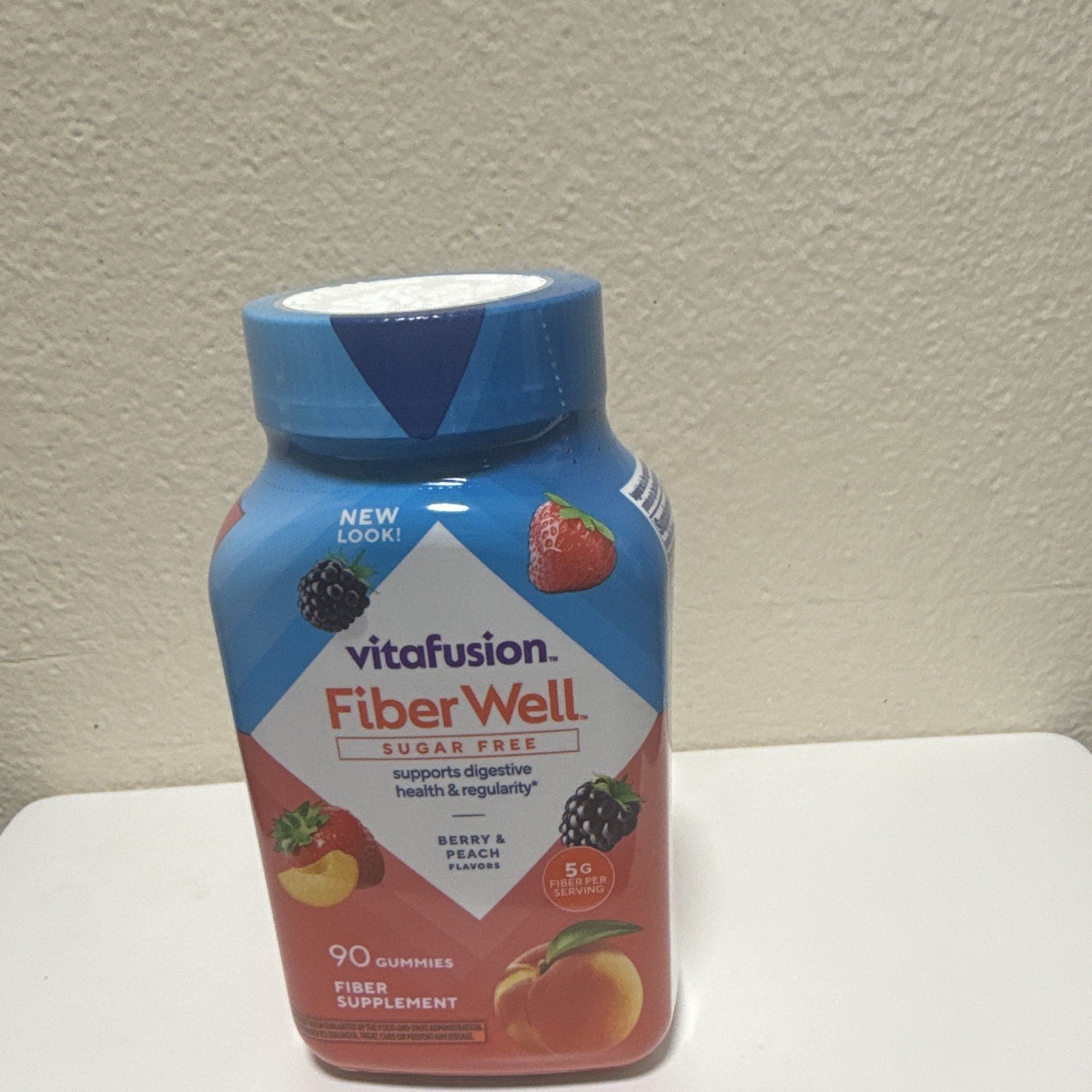 vitafusion Fiber Well 90 Pieces Sugar Free Gummies Fiber Supplement