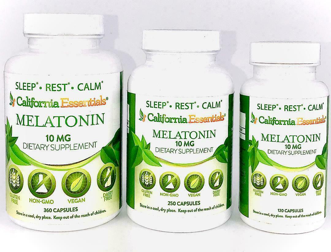 Sleep all night Melatonin 10mg Sleep Aid Capsules | Natural Sleep Restful Night
