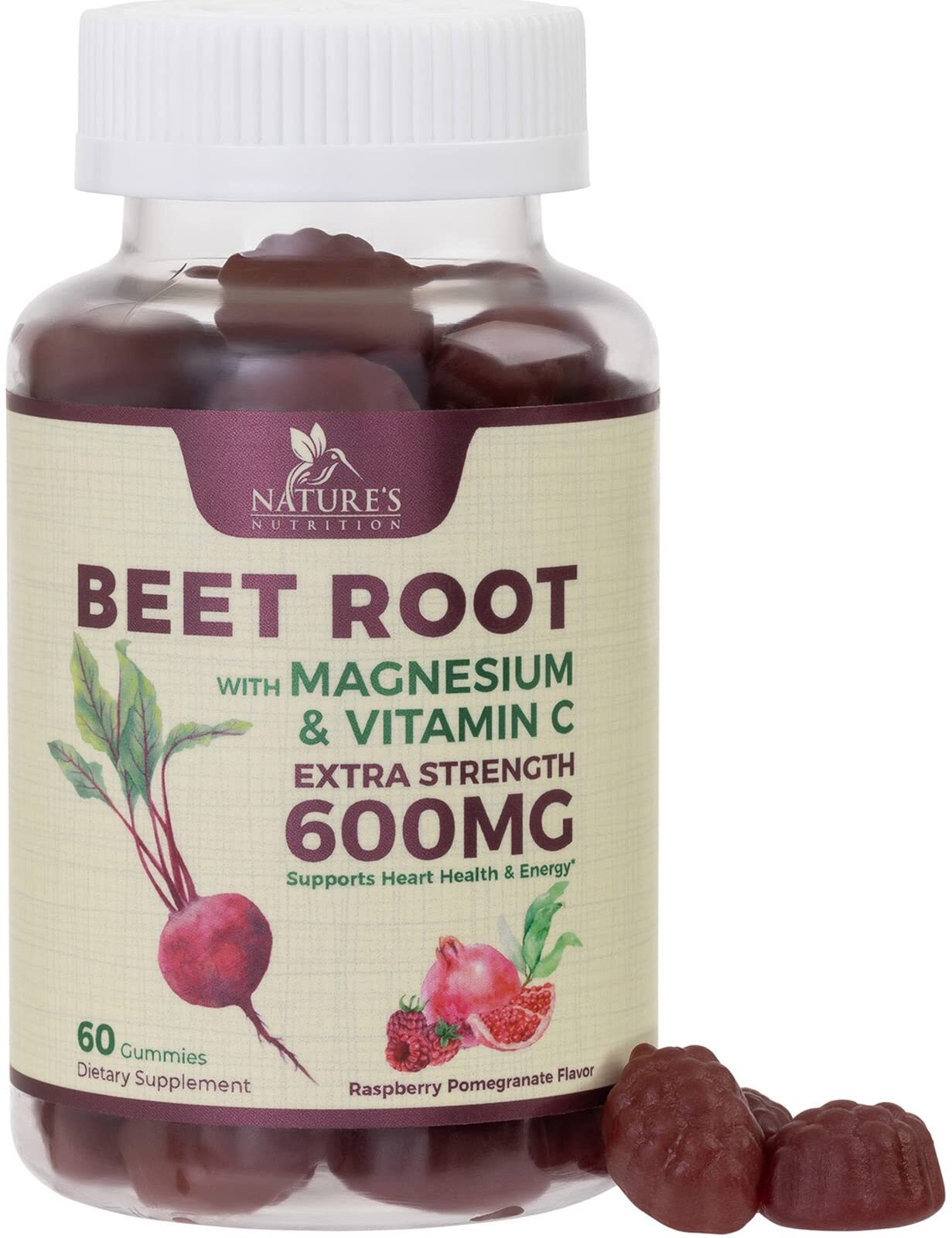 Beets Soft Chews Gummies with Beetroot & Magnesium – Circulation Support