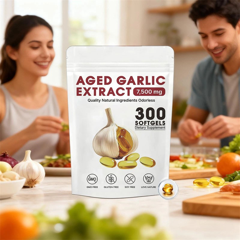 Aged Garlic Extract Capsules 7500mg 600 Count Elare Odorless Supplement 2-Year