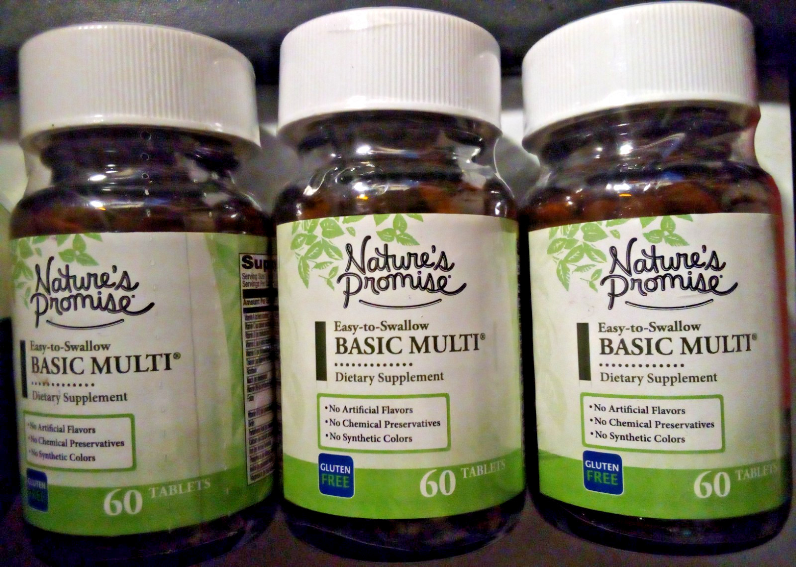 3 Nature’s Promise Easy-to-Swallow Basic Multi Vitamin 180 Tablets 6/27 FREE S/H