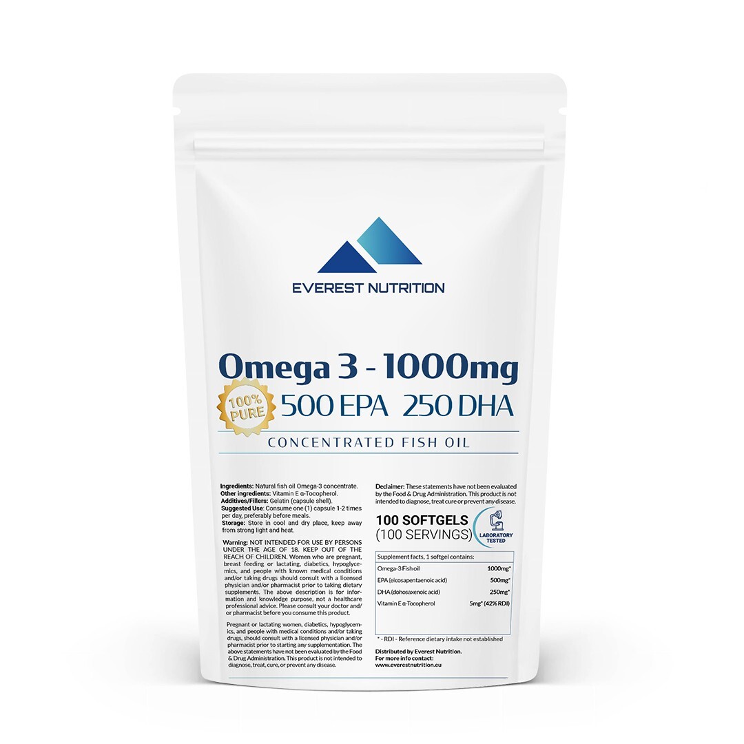Omega-3 500 EPA 250 DHA Ultra Concentrated Softgels