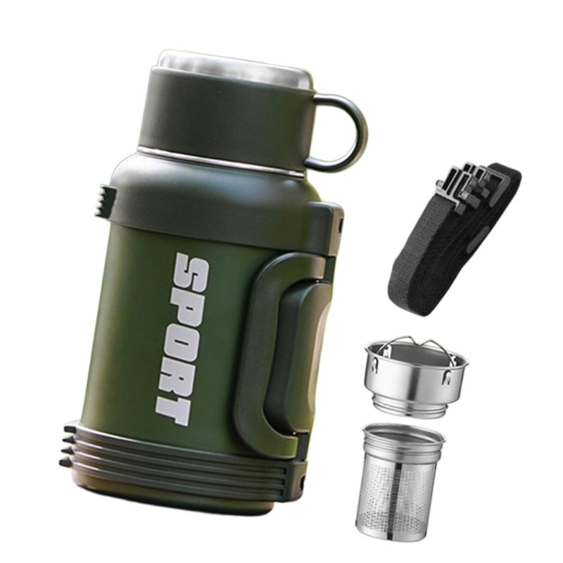 Outdoor Water Flasks Keeps Beverages Hot or Cold Stainless Steel for Hiking