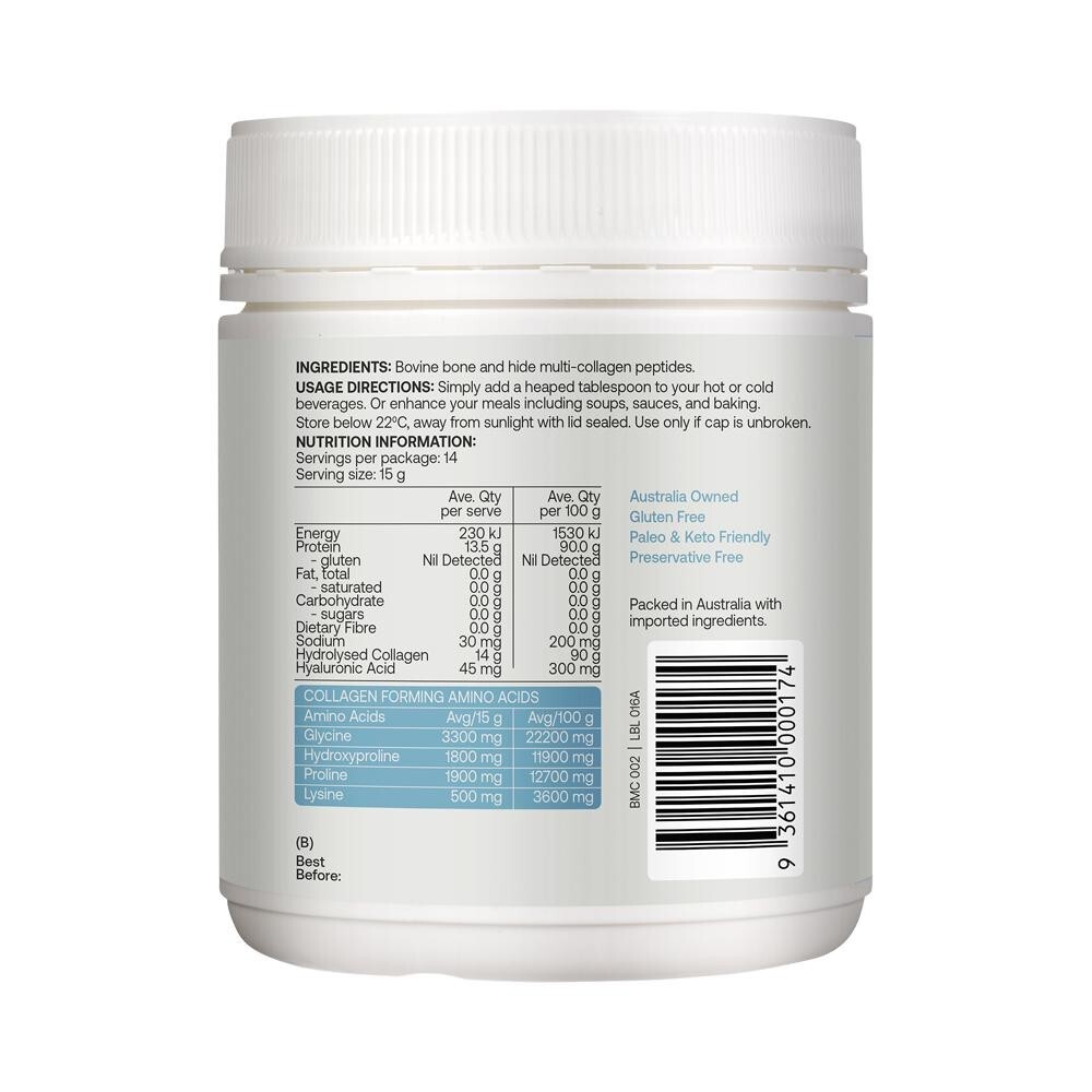 New Best of the Bone Healing Multi-Collagen Protein Powder Flavour Free 210g