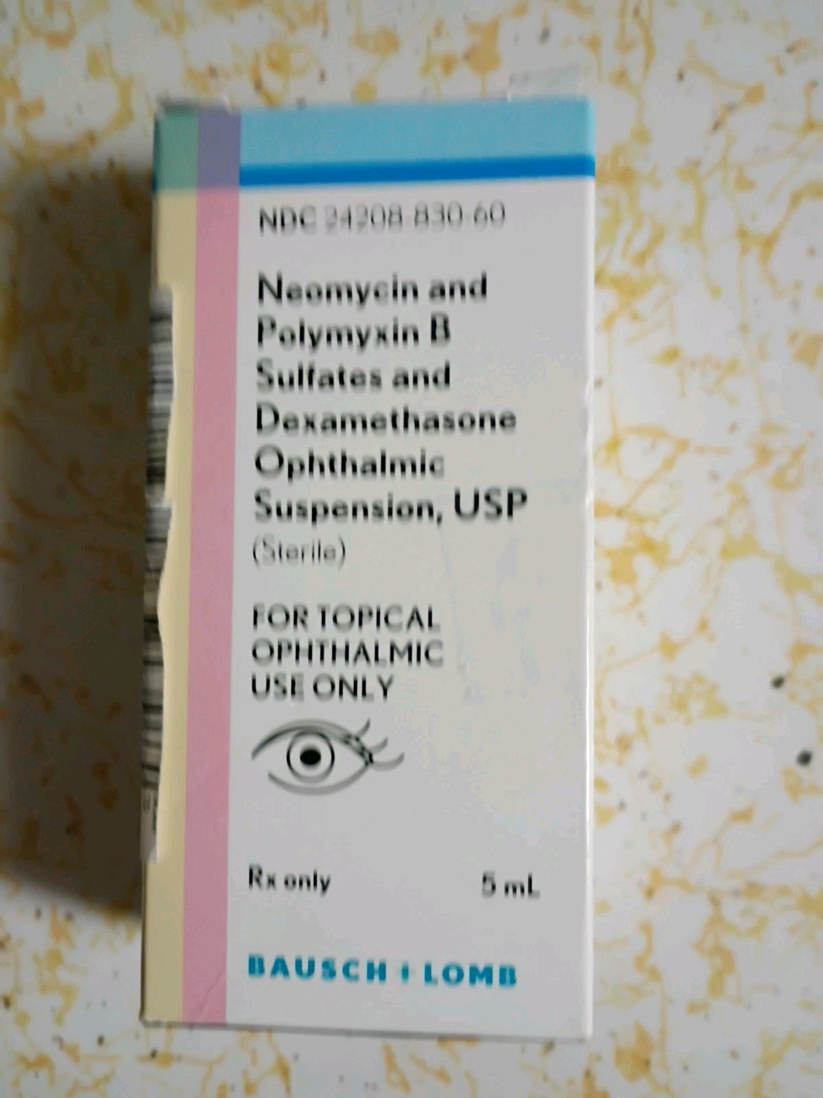 Neomycin And Polymyszin B Sulfates And Dexamethasone Ophthalmice Suspension Usb
