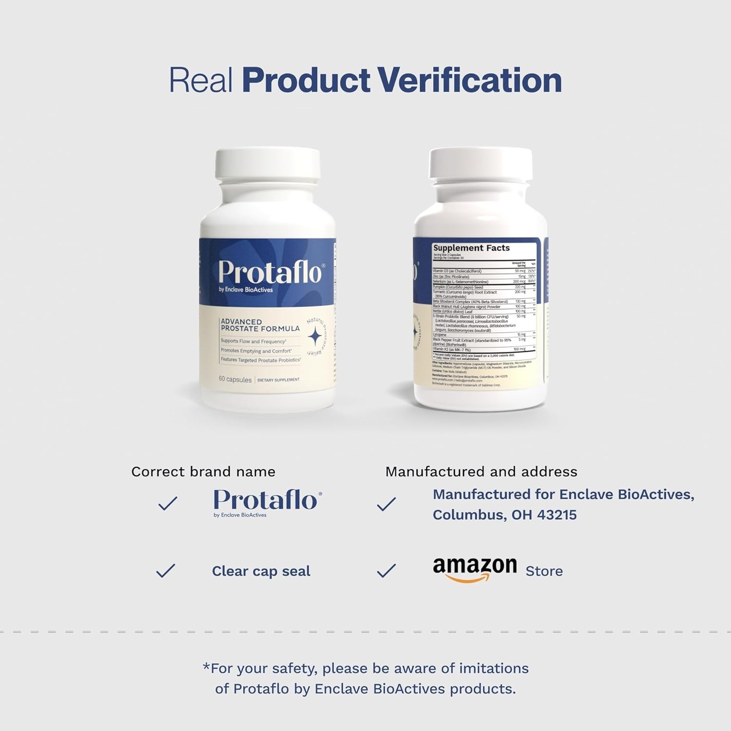 Protaflo Prostate Supplements for Men 2 Pack Supports Urinary Flow & Bladder…