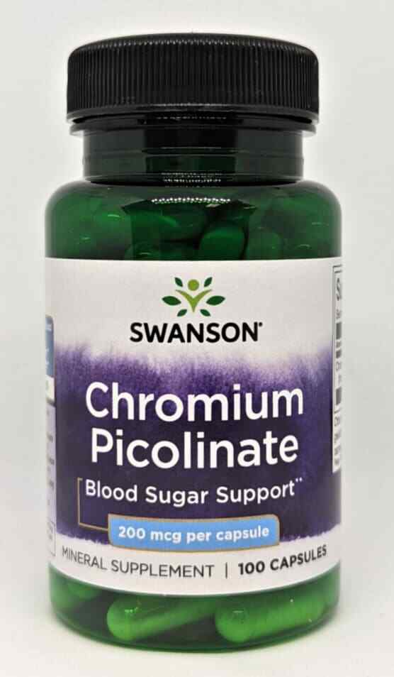 Swanson Chromium Picolinate 200 Mcg 100 Capsules