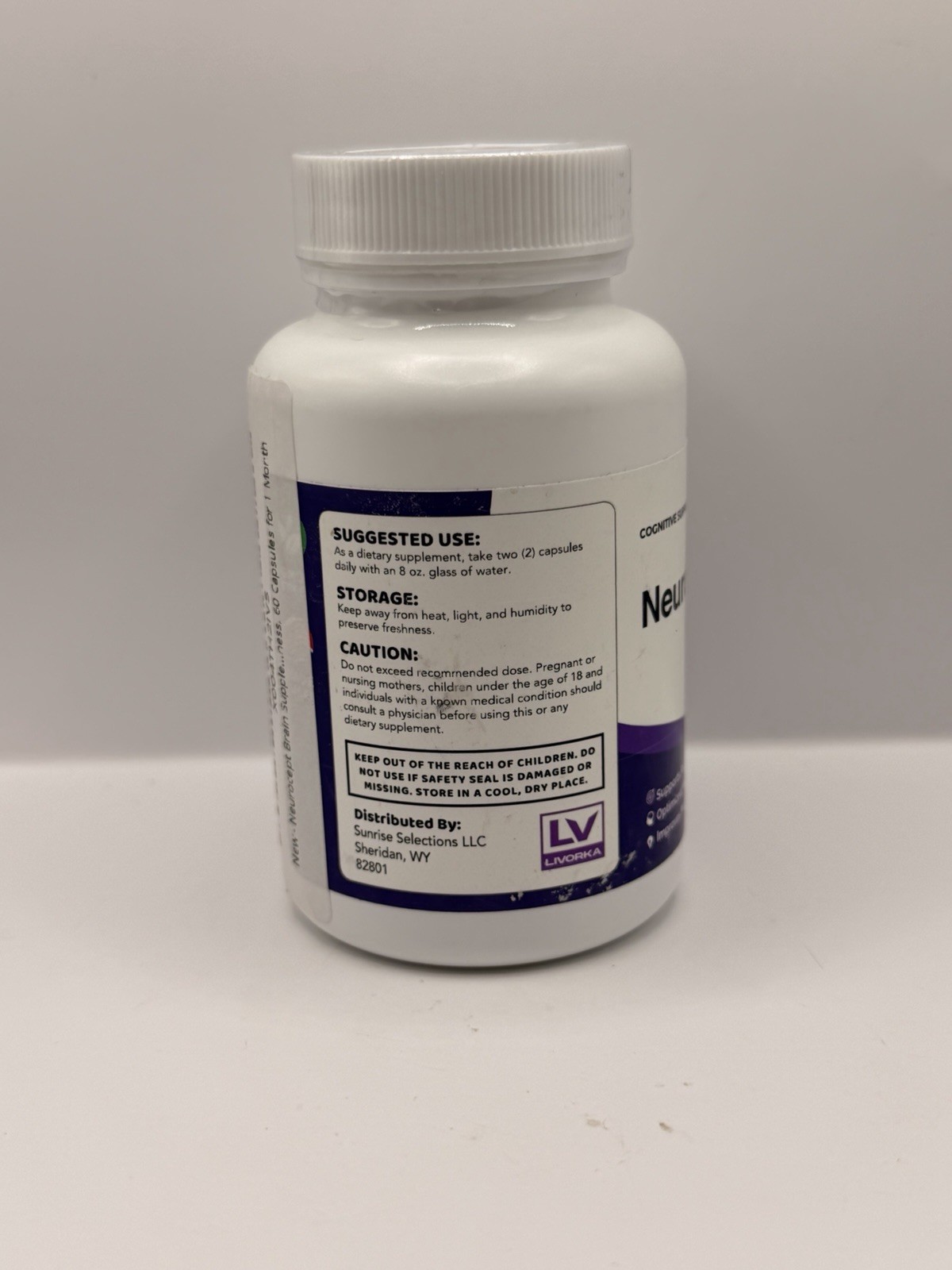 Syvor Neurocept Cognitive Support– 30 Capsules.