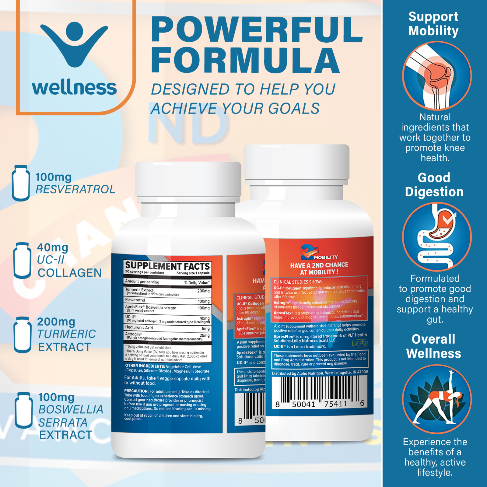 Instaflex Advanced 30 cap or 2ndChance Mobility Advanced Joint Support 30 Cap