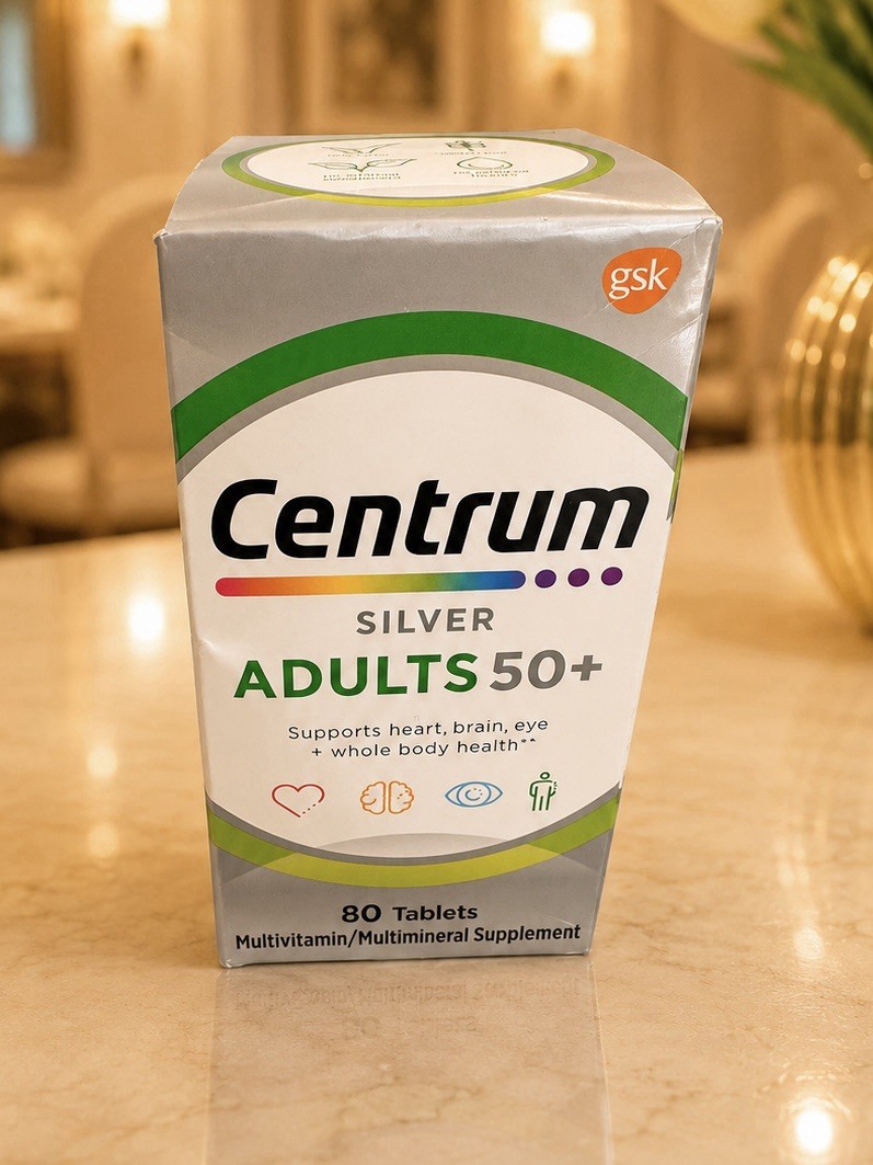 Centrum Silver Adults 50+ Multivitamin Multimineral 80 Tablets New Sealed