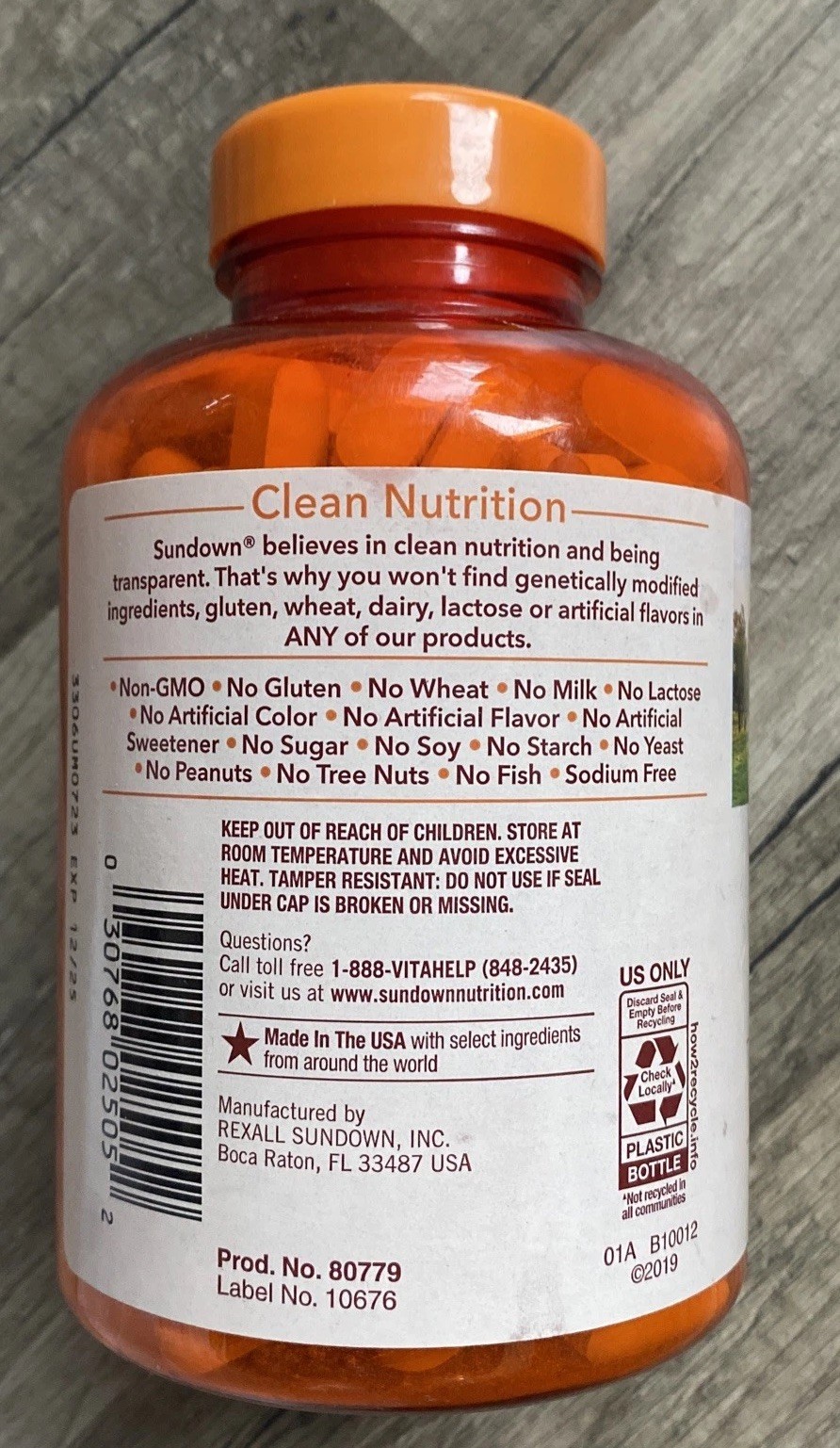 Sundown Vitamin C Immune Health Antioxidant Supp Vegetarian 1000mg 300 Caplets