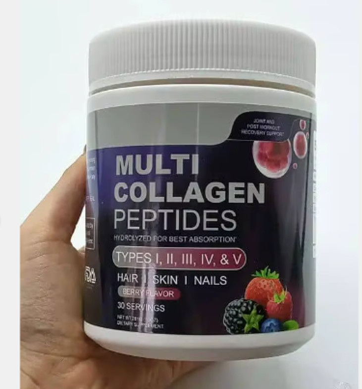 Collagen Peptides Powder for Women Hydrolyzed Collagen Protein Types