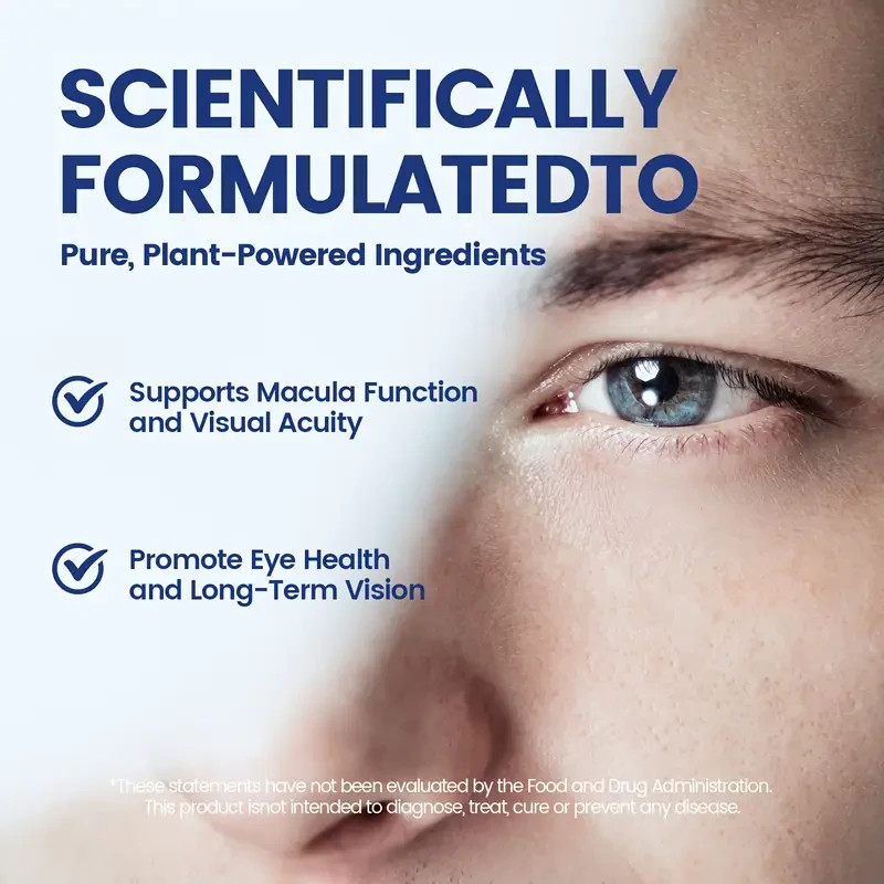 Blueberry Eye Vitamins 120 Capsules | 2-Year Shelf, Vision & Blue Light Support