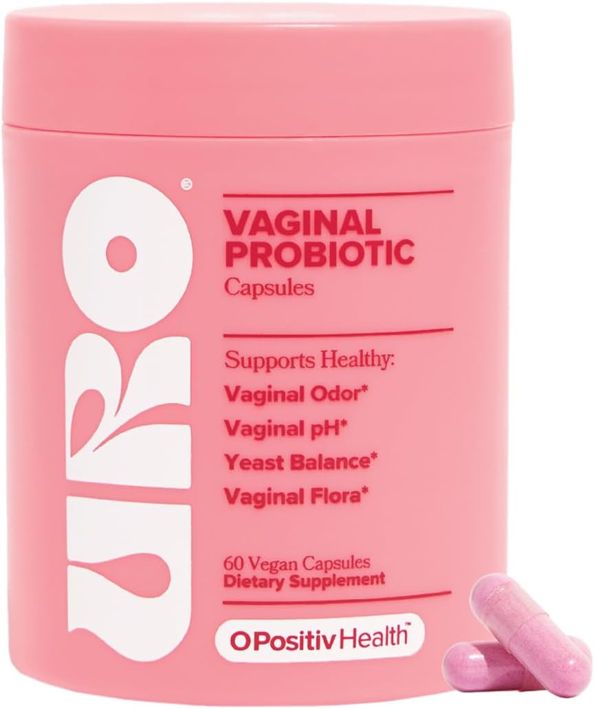 O Positiv URO Vaginal Probiotics for Women Ph Balance with Prebiotics & Lactobac