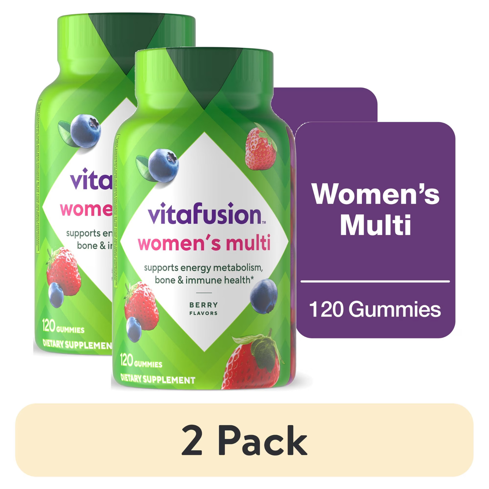 vitafusion Women’s Adult Gummy Multivitamins 120 Ct (2 Pack) 💜✨