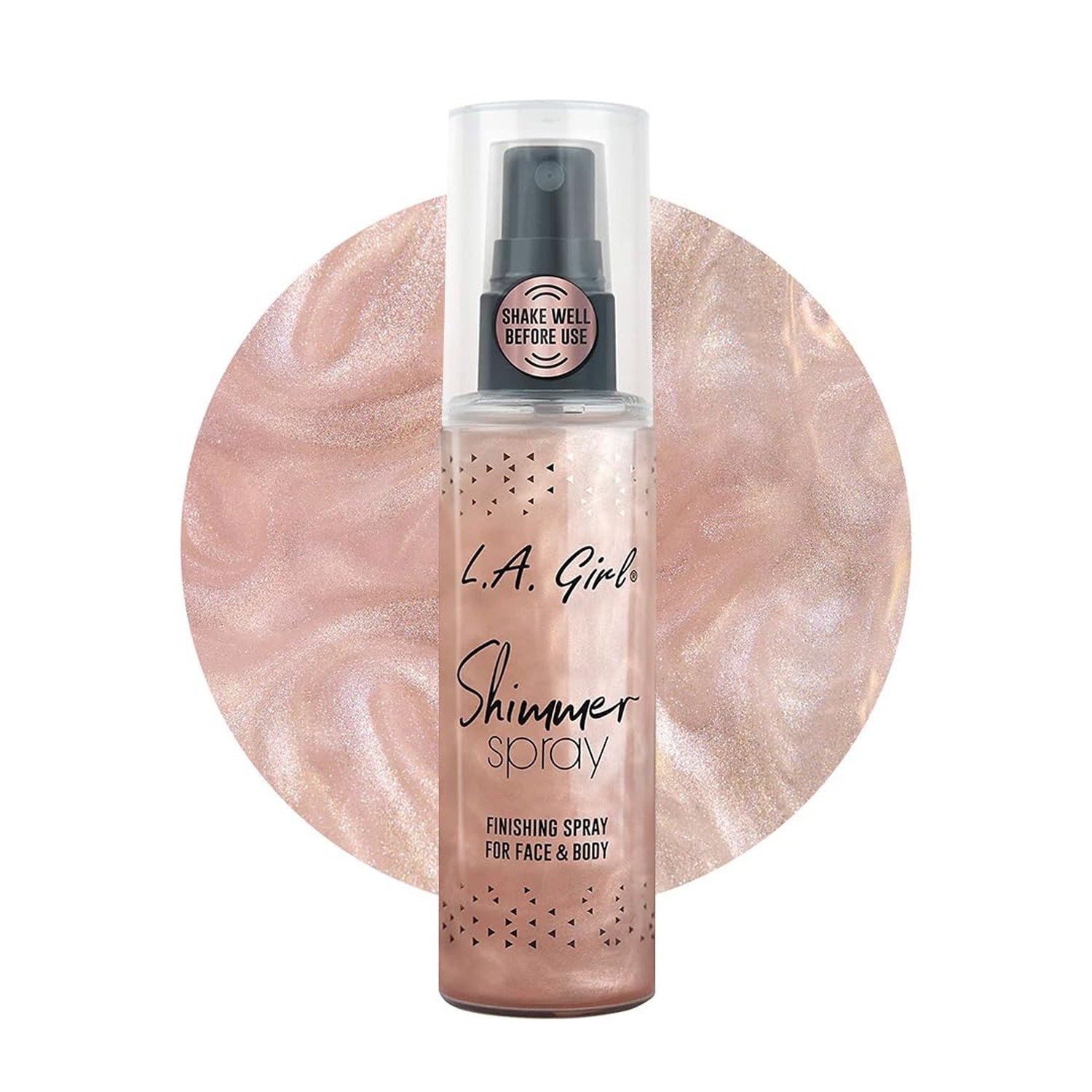 L.A. Girl Shimmer Spray Rose Gold, 2.7 Fl Oz 2.7 Fl Oz (Pack of 1)