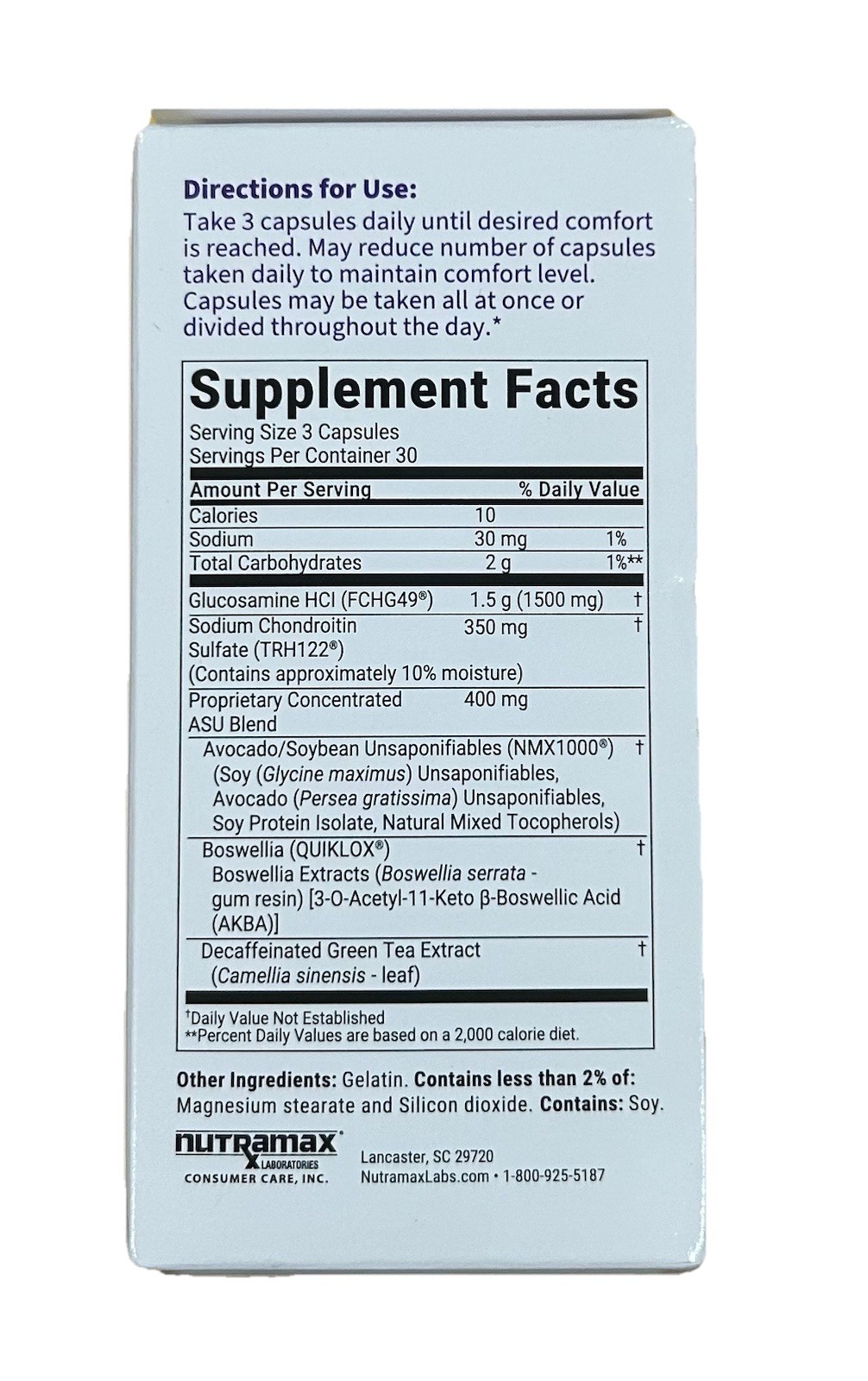 Cosamin ASU Joint Health Capsules – 90 Capsules Each Exp 11/27+