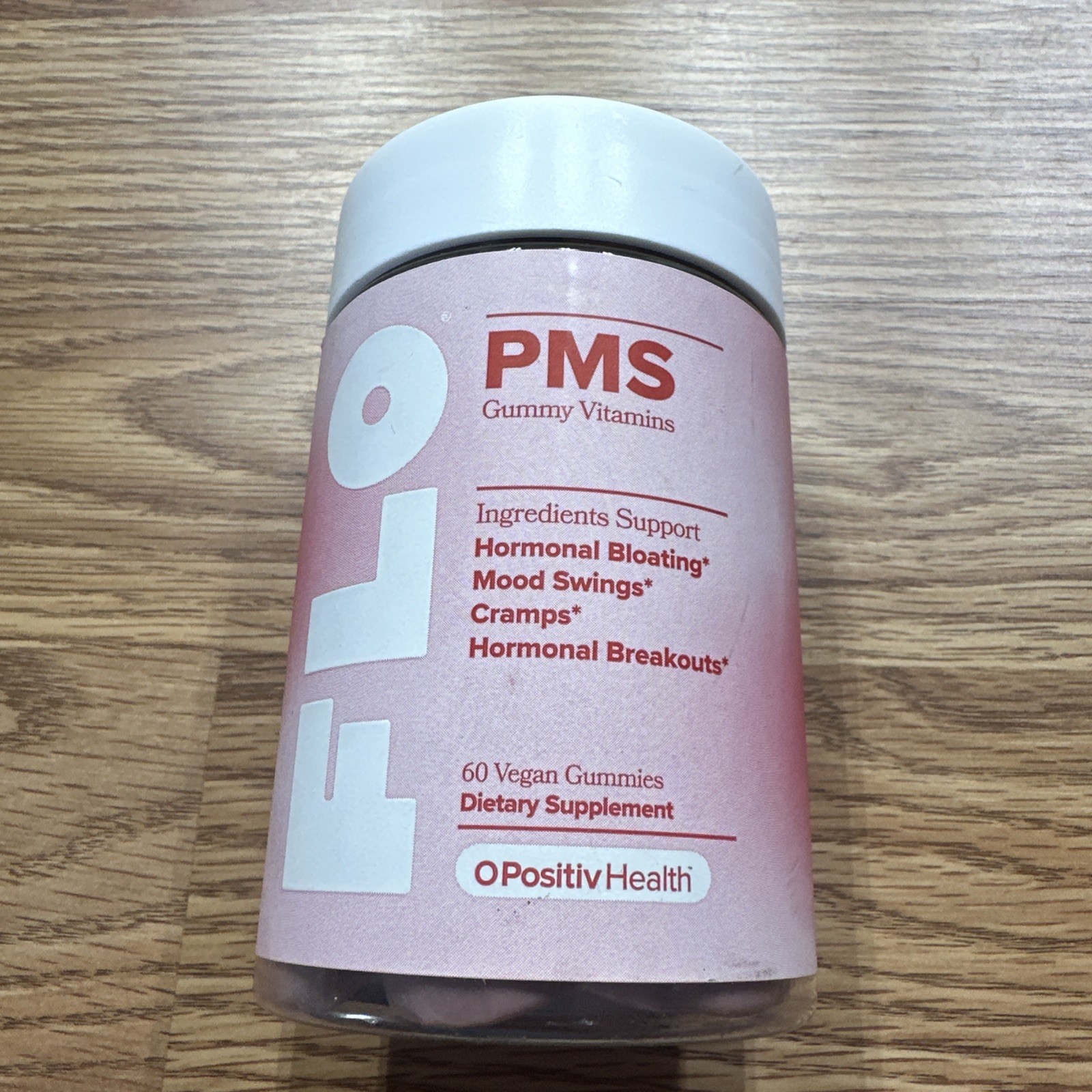 O Positiv FLO PMS Gummy Vitamins for Women with PMS 60 Gummies 6/2026