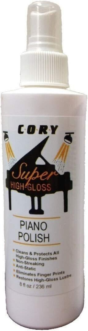 Cory Care Super High Gloss Piano Polish- Easy Clean Piano Polisher- 8 Oz. Bottle