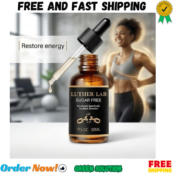 Luther Labs Sugar Free Drops，Developed Specificallyfor Black Genetics 1PCS