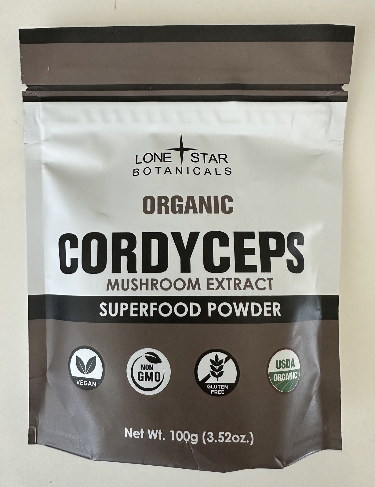 Lone Star Botanicals Organic Cordyceps Mushroom Extract 1 month supply