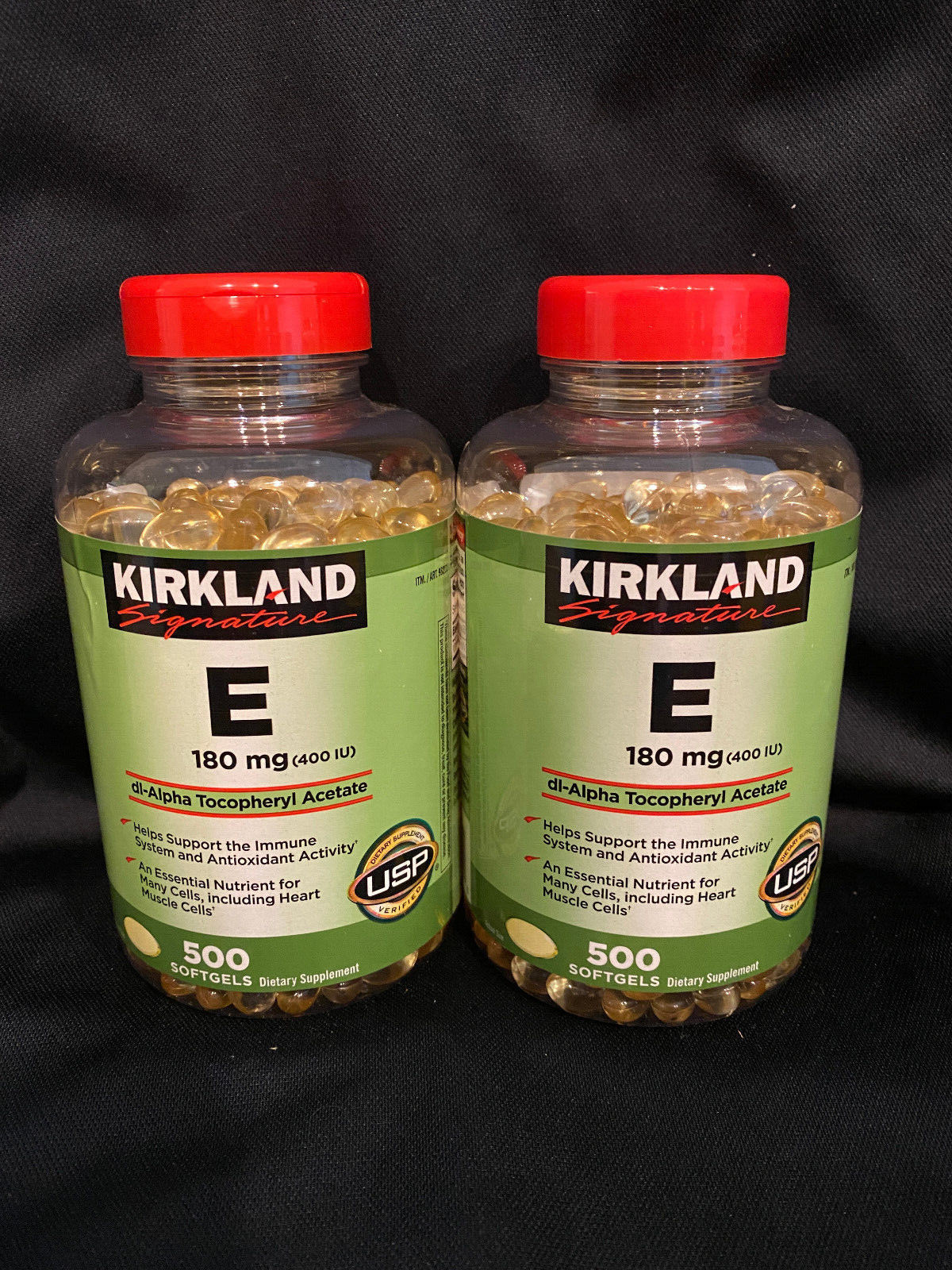 2 Pack – Kirkland Signature Vitamin E 400 IU 1000 Softgels EXP 02/2026!