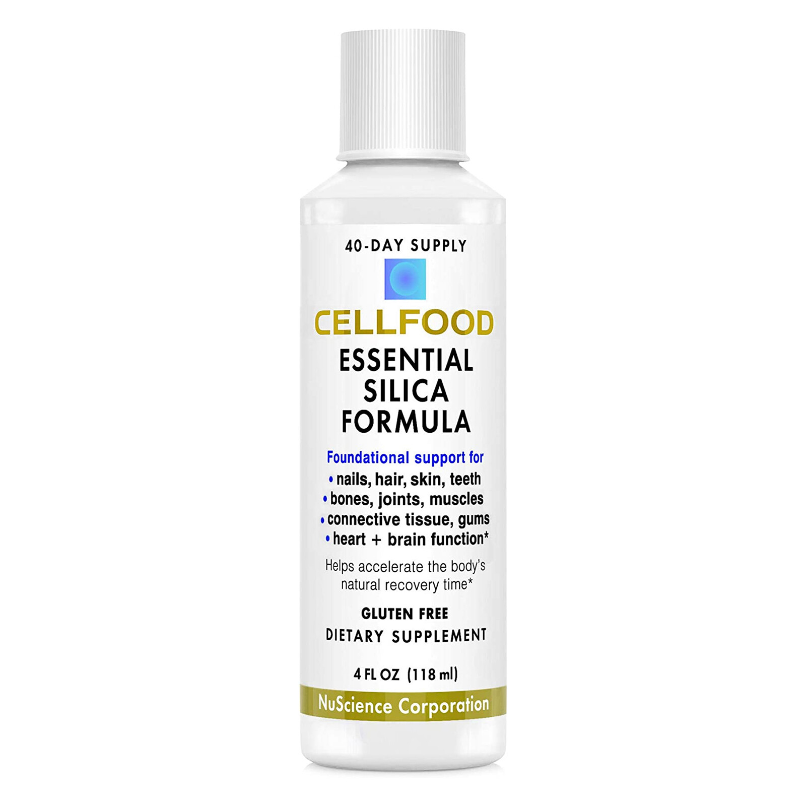 Cellfood Silica Formula 4 oz Fresh Made In USA Free Shipping
