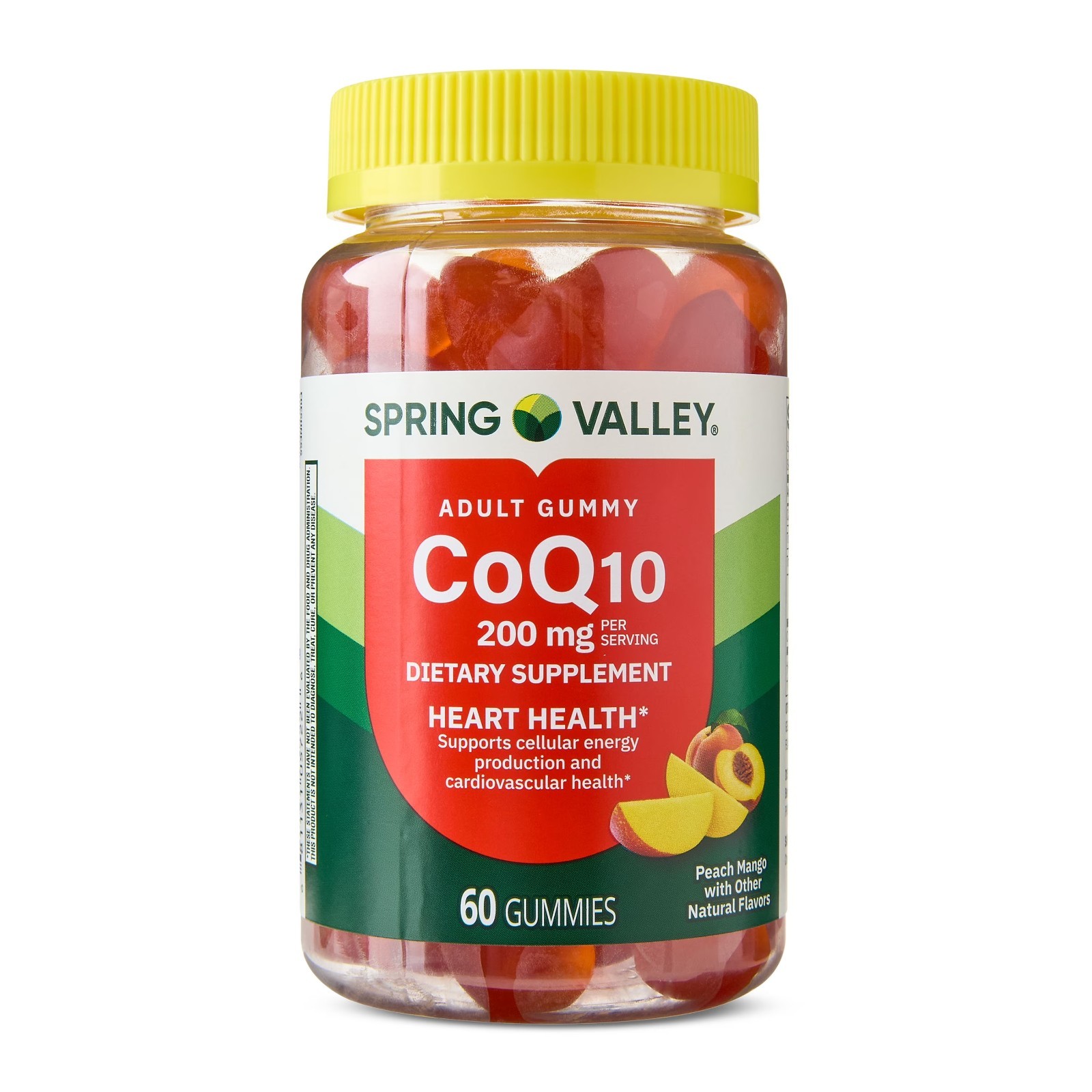 Spring Valley CoQ10 Supplement Gummies 200 mg 60 Count