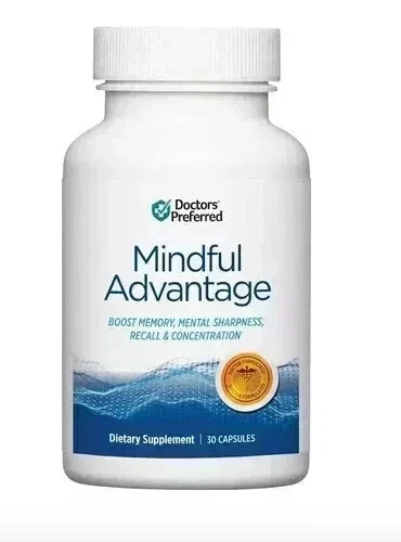 Mindful Advantage Brain Memory Focus Supplement – 30 Caps / 1 Bottle